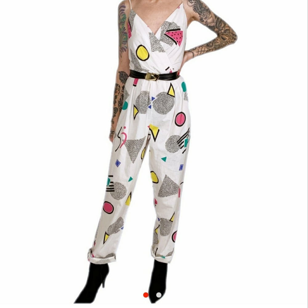 Vintage 80s/90s Geometric Jumpsuit